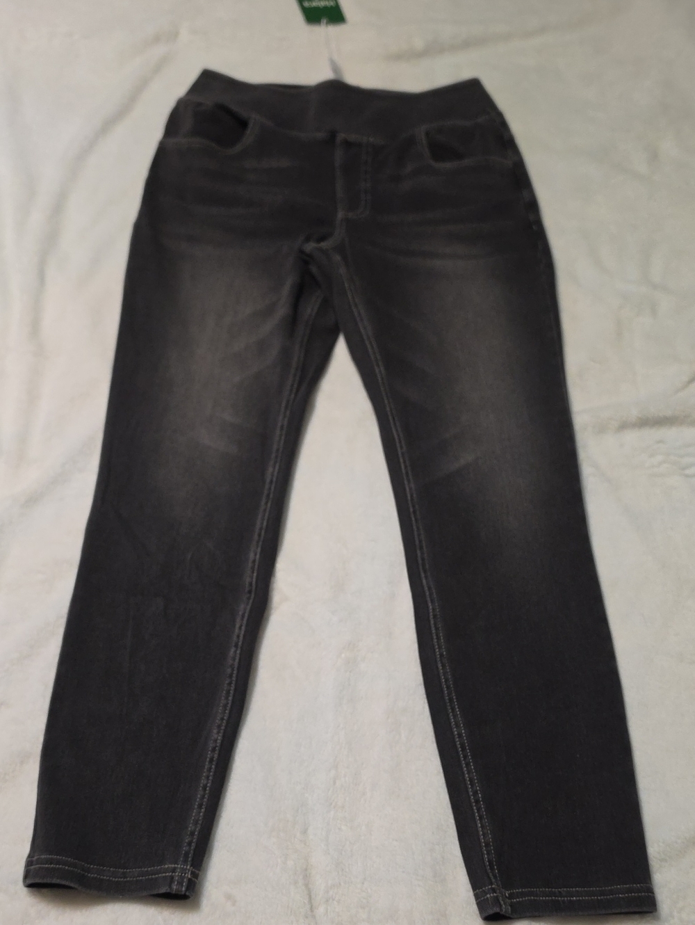 Nwt HALARA Women's Black Washed High-Waist Jeggings #515